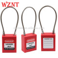 Wire Locks,Long Shackle Top Security Safety Padlock,Color padlock